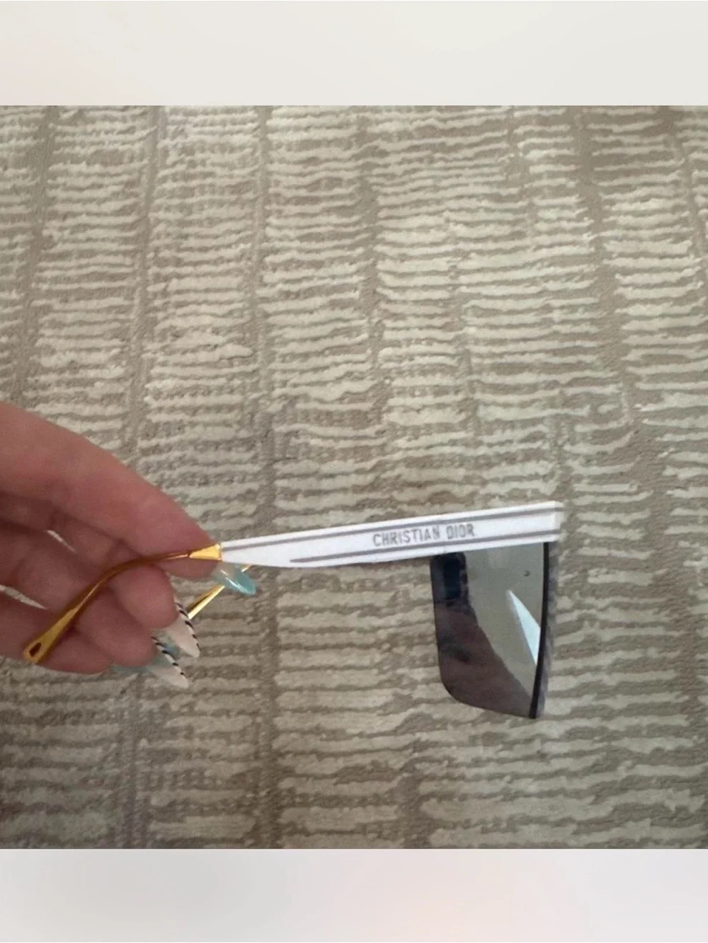 Mirrored Shield Sunglasses - Silver